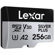 Carte microsd LEXAR MICROSDXC SILVER+ 256 GB V 30