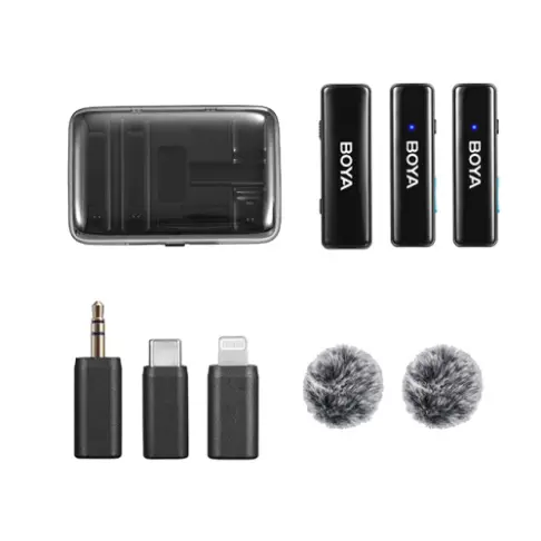 Microphone sans fil BOYA BOYALINK 2 MICROS + CHARGEURS - 2