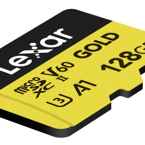Carte microsd LEXAR MICROSDXC GOLD 128 GB V 60 - 5