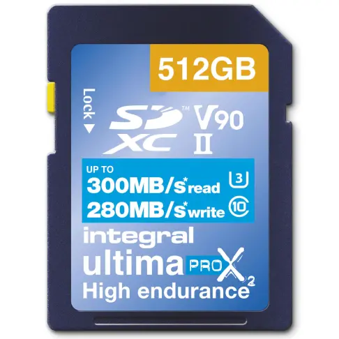Carte mémoire INTEGRAL INSDX 512 G 300/280 U 2 - 1