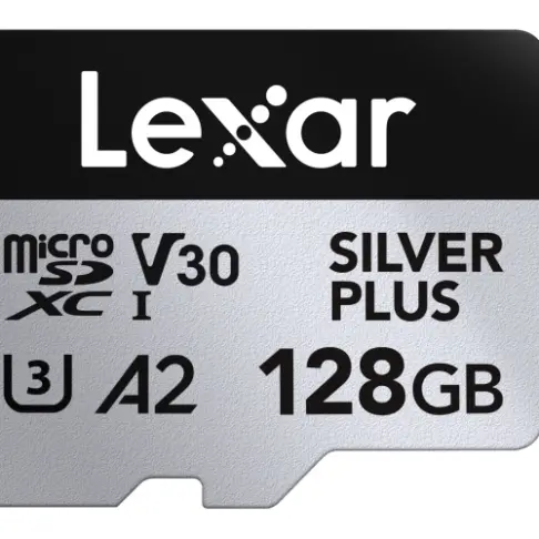 Carte micro sdxc LEXAR MICROSDXC SILVER + 128 G V 30 - 2