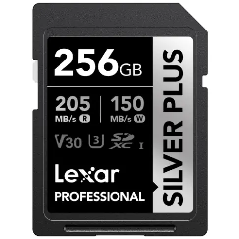 Carte sd LEXAR SDXC SILVER PLUS 256 G V 30 - 1
