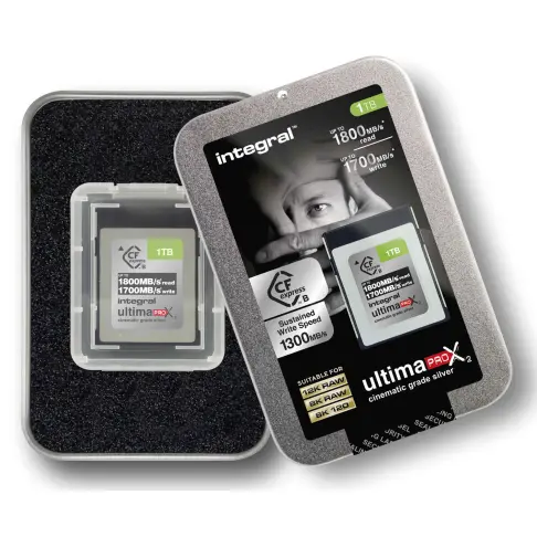 Carte compact flash INTEGRAL INCFE 1 TB 1800/1700/S 1300 - 2