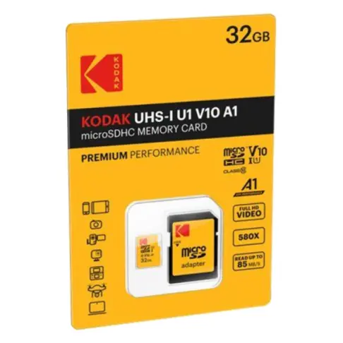 Carte mémoire KODAK MICRO SD 32 G CLASS 10 - 1