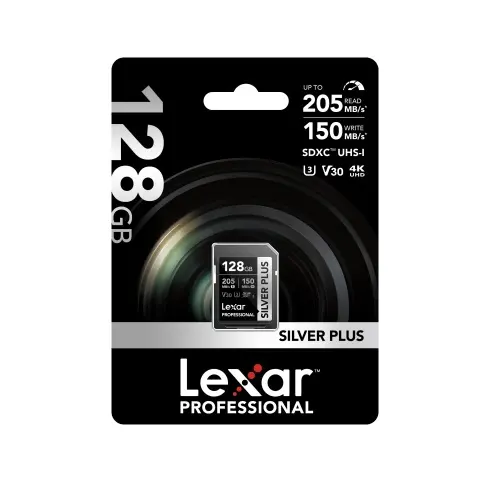 Carte secure digital LEXAR SDXC SILVER PLUS 128 G V 30 - 1