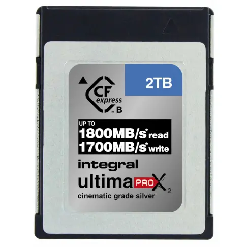 Carte compact flash INTEGRAL INCFE 2 TB 1800/1700/S 1300 - 1