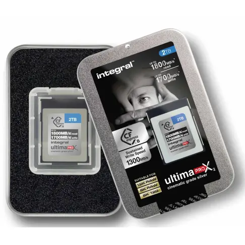 Carte compact flash INTEGRAL INCFE 2 TB 1800/1700/S 1300 - 2