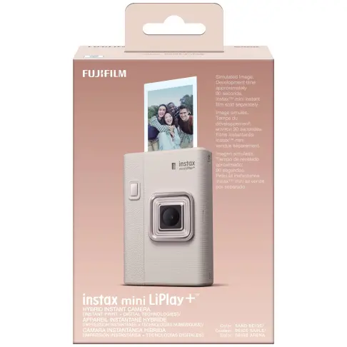 Appareil photo instantané FUJIFILM INSTAX MINI LIPLAY PLUS BEIGE - 4