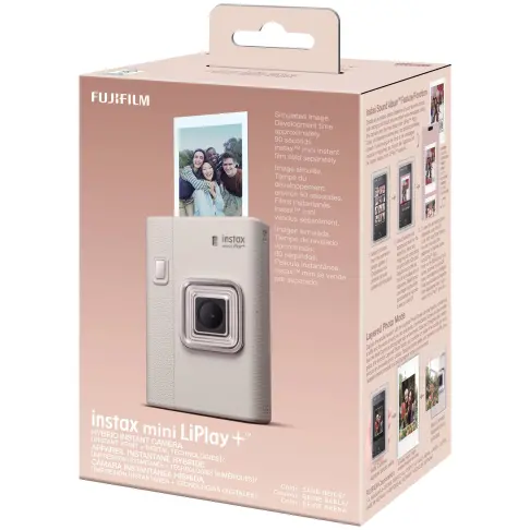 Appareil photo instantané FUJIFILM INSTAX MINI LIPLAY PLUS BEIGE - 5