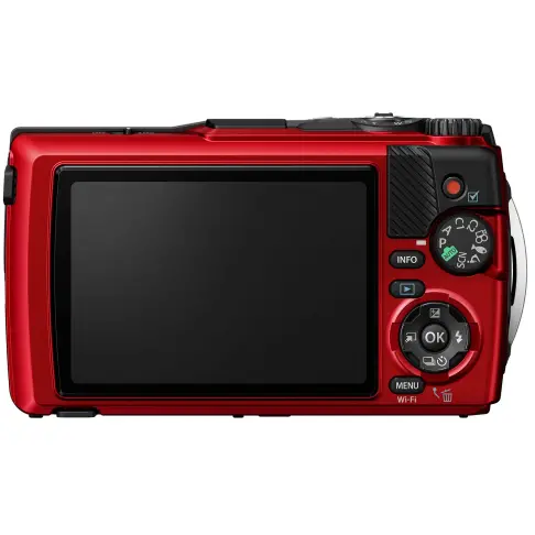 Appareil photo compact étanche OM SYSTEM TG 7 ROUGE - 3