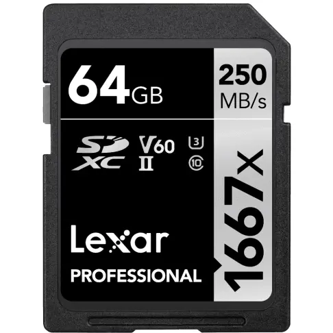 Carte secure digital LEXAR LSD 064 GCB 1667 - 1