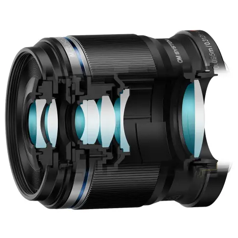 Objectif à focale fixe OM SYSTEM 30/3.5 MACRO EM M 3035 BK OM - 2