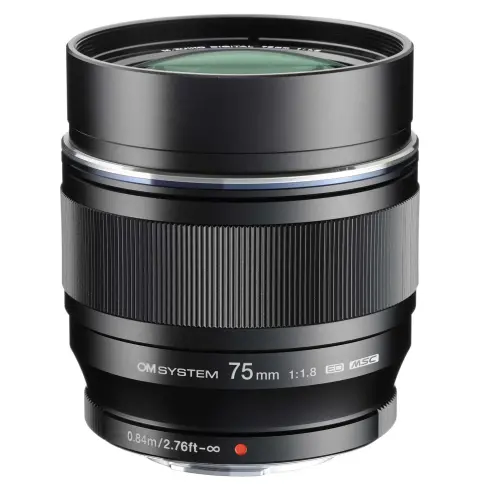 Objectif à focale fixe OM SYSTEM 75/1.8 M ZUIKO NOIR OM - 1
