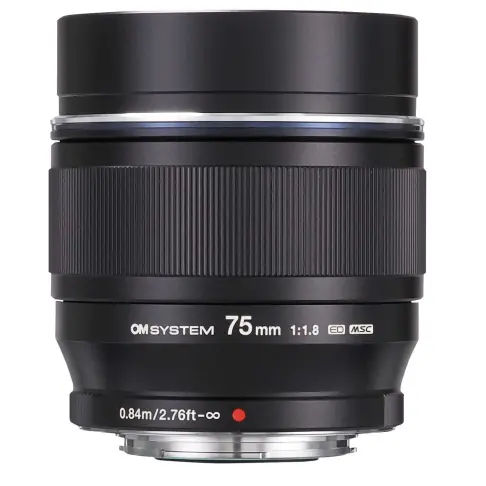 Objectif à focale fixe OM SYSTEM 75/1.8 M ZUIKO NOIR OM - 1