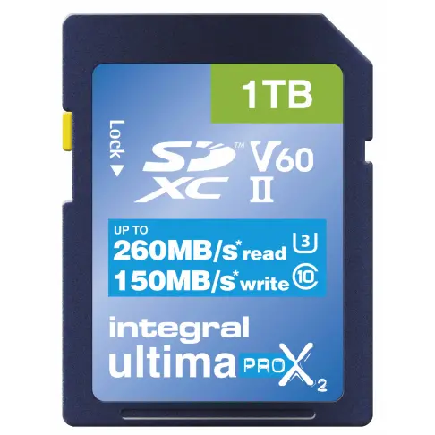 Carte mémoire INTEGRAL INSDX 1 TB 260/150 U 2 - 1