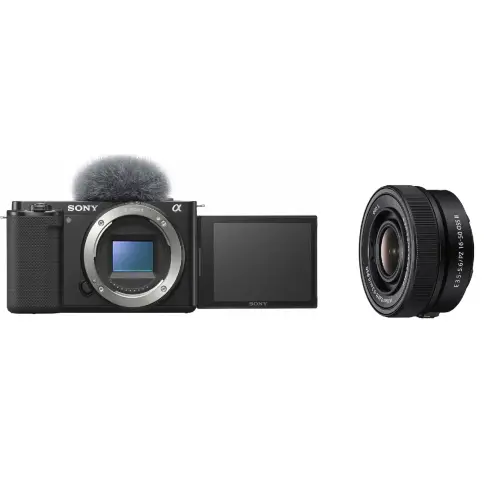 Appareil photo hydride SONY ZVE 10 KB KIT 16-50 II - 1