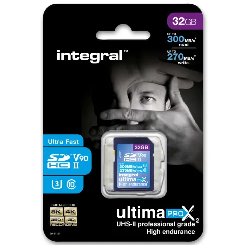 Carte mémoire INTEGRAL INSDH 32 G 300/270 U 2 - 2
