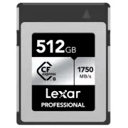 Carte cfexpress LEXAR CFEXPRESS PRO B SILVER 512 GB