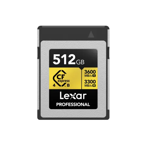 Carte compact flash LEXAR CFEXPRESS PRO TYPE B GOLD 512 - 1