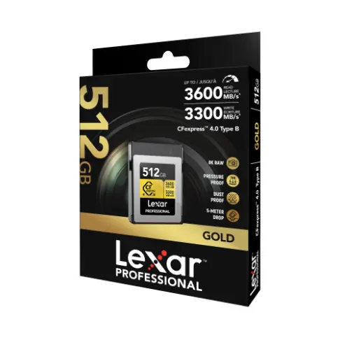 Carte compact flash LEXAR CFEXPRESS PRO TYPE B GOLD 512 - 3