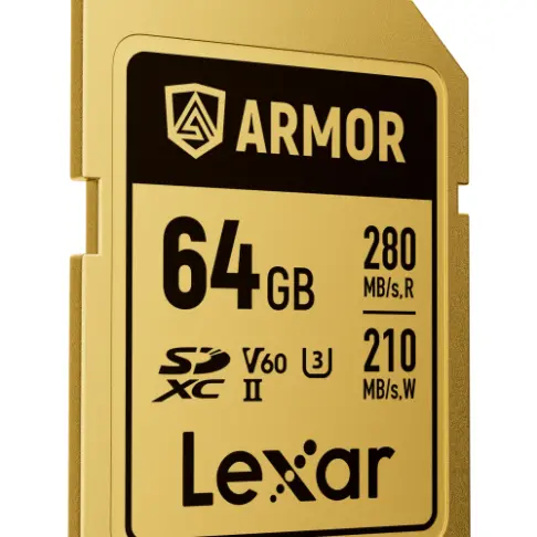 Carte mémoire LEXAR SDXC PRO GOLD ARMOR 64 V 60 - 2