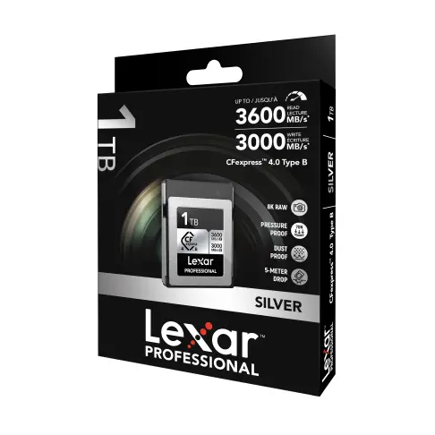 Carte cfexpress LEXAR CFEXPRESS PRO B SILVER 1 TB - 4